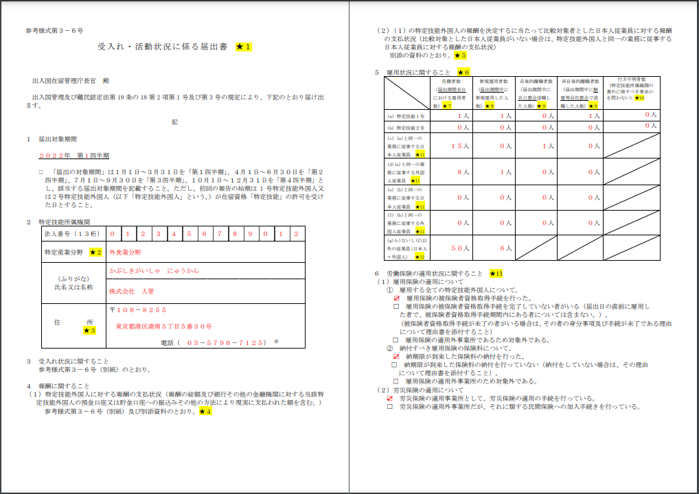 特定技能制度における定期報告の必要書類とは？提出先や提出方法も解説！